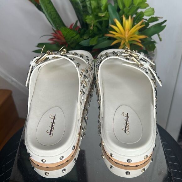 Saint G - Chloe Leather Sandals - Picture 6 of 7